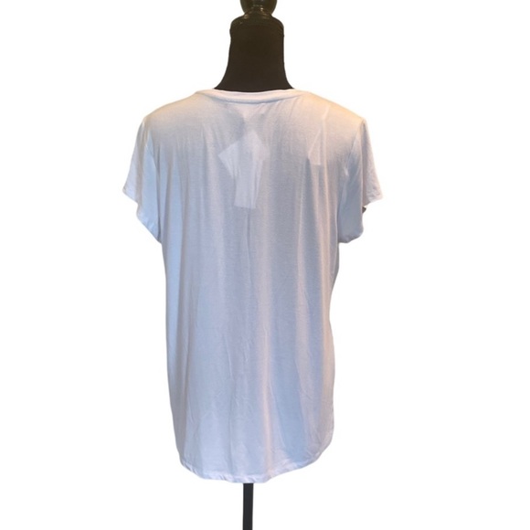 Philosophy NWT white shortsleeve graphic motivational minimal T-shirt size large - Picture 5 of 8